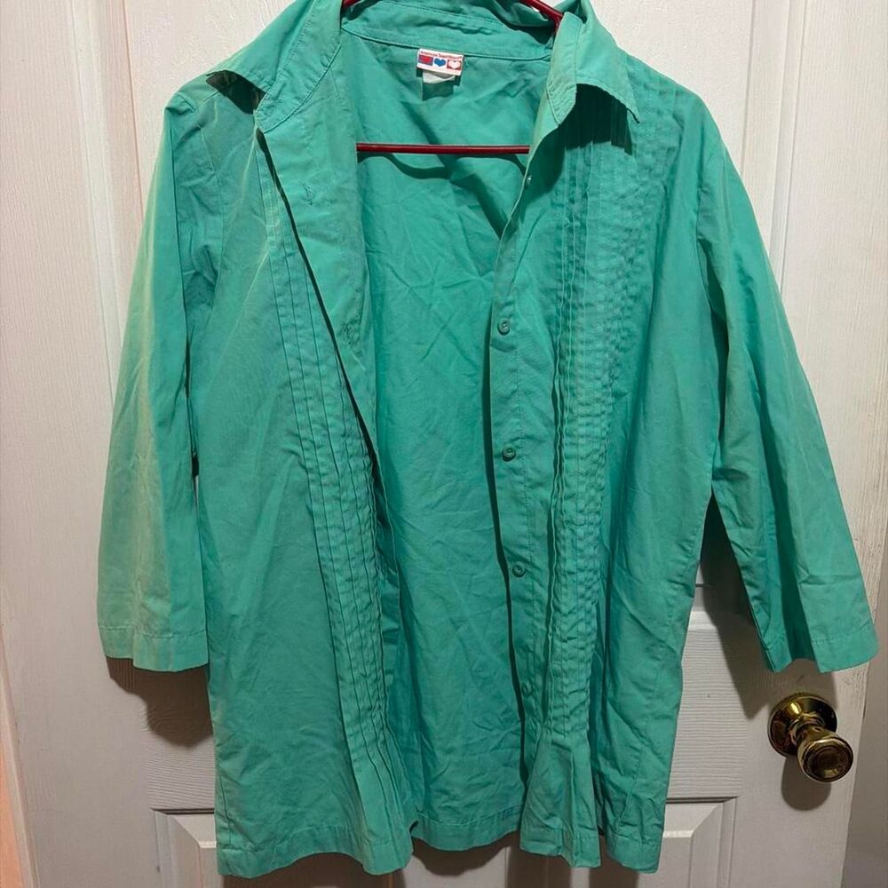 Unbranded Women's Green and Blue Shirt